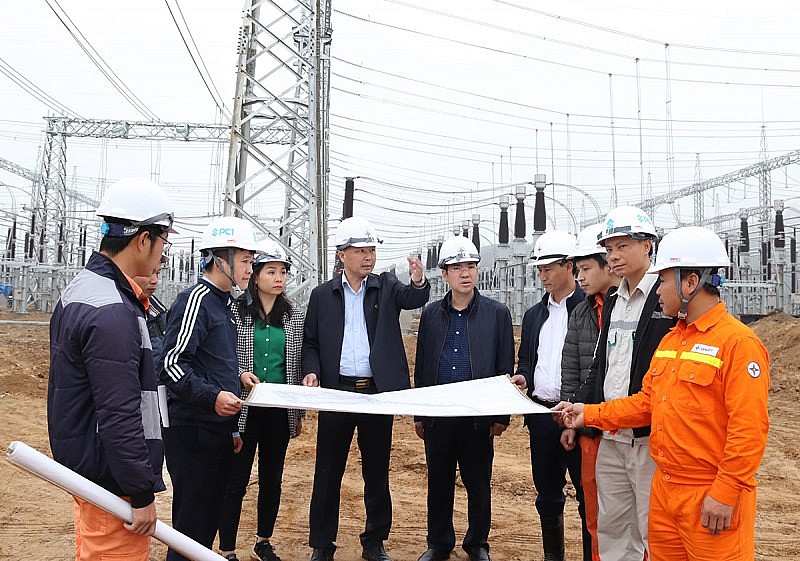 Phấn đấu hoàn thành dự án Trạm biến áp 500kV Lào Cai giai đoạn 1 trong tháng 3/2023