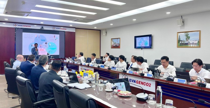 GE đến thăm và làm việc với EVNGENCO2 về hợp tác nghiên cứu chuyển đổi số