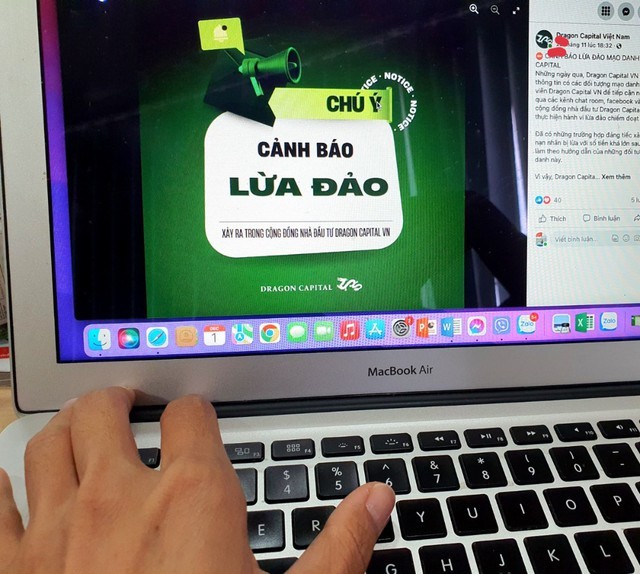 Nhiều đối tượng giả mạo thông tin của các công ty quản lý quỹ để lừa đảo
