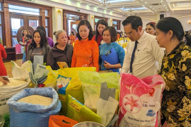 Một trong số các gian hàng tại ngày hội