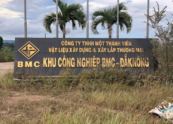 Đắk Nông: Ngừng hoạt động một phần Cụm công nghiệp BMC