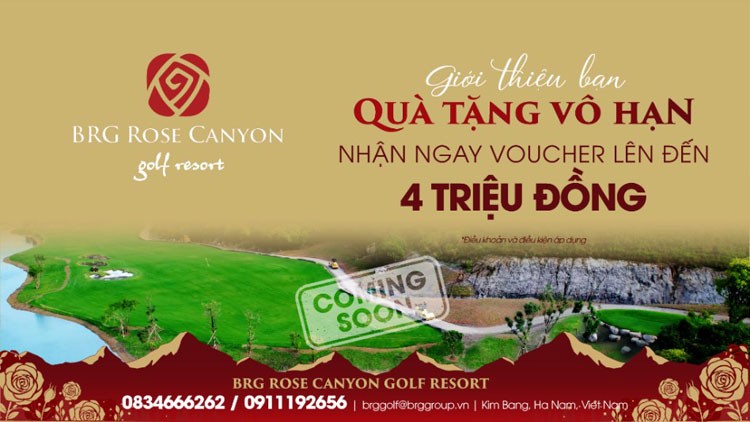 Ưu đãi hấp dẫn nhân dịp khai trương sân BRG Rose Canyon Golf Resort