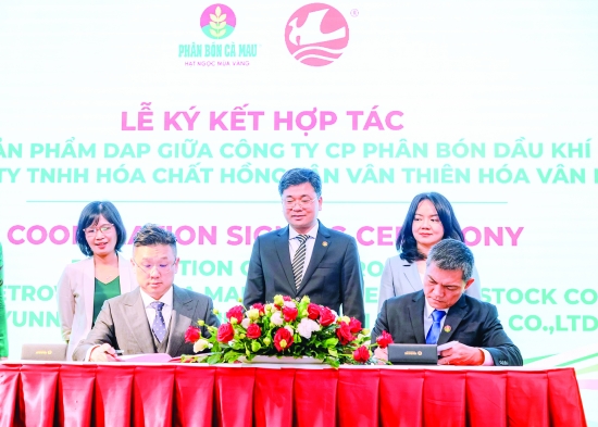 PVCFC ký kết hợp tác quan trọng với Tập đoàn Hoá chất Vân Thiên Hoá