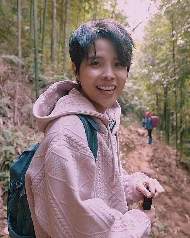 Ca sĩ Vũ Cát Tường chia sẻ những hình ảnh trong hành trình trekking dịp đầu năm mới (Ảnh: Facebook nhân vật).