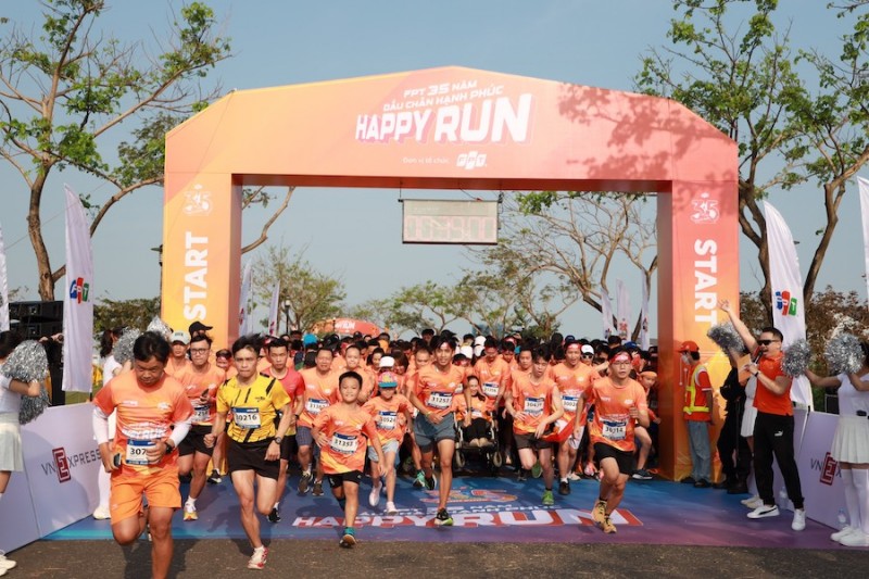 3.500 người tham gia giải chạy Happy Run gây quỹ cho trẻ em nghèo