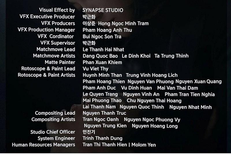 Bất ngờ hàng loạt tên người Việt xuất hiện trong hậu kỳ The Glory đang 