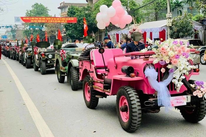 Công an xác minh đoàn xe Jeep “diễu hành” rước dâu ở Thái Nguyên