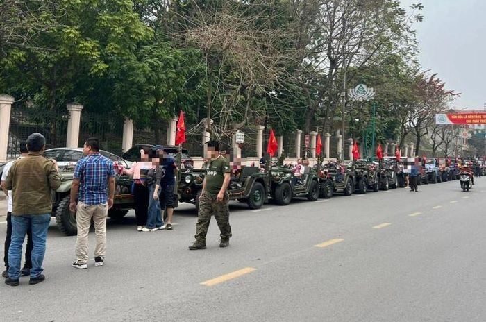 Công an xác minh đoàn xe Jeep “diễu hành” rước dâu ở Thái Nguyên