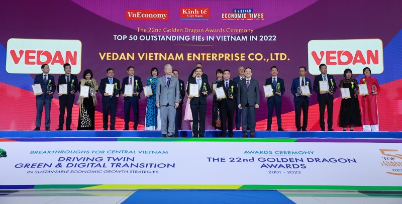 Vedan Việt Nam vinh dự đón nhận giải Rồng Vàng 2023