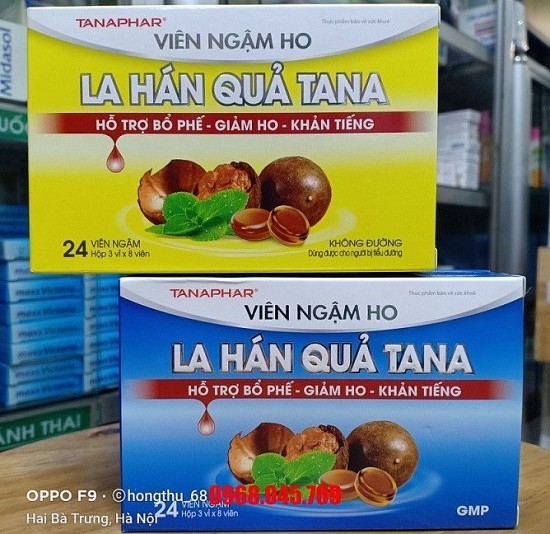 Cảnh báo viên ngậm ho La Hán Quả Tana vi phạm quy định về quảng cáo