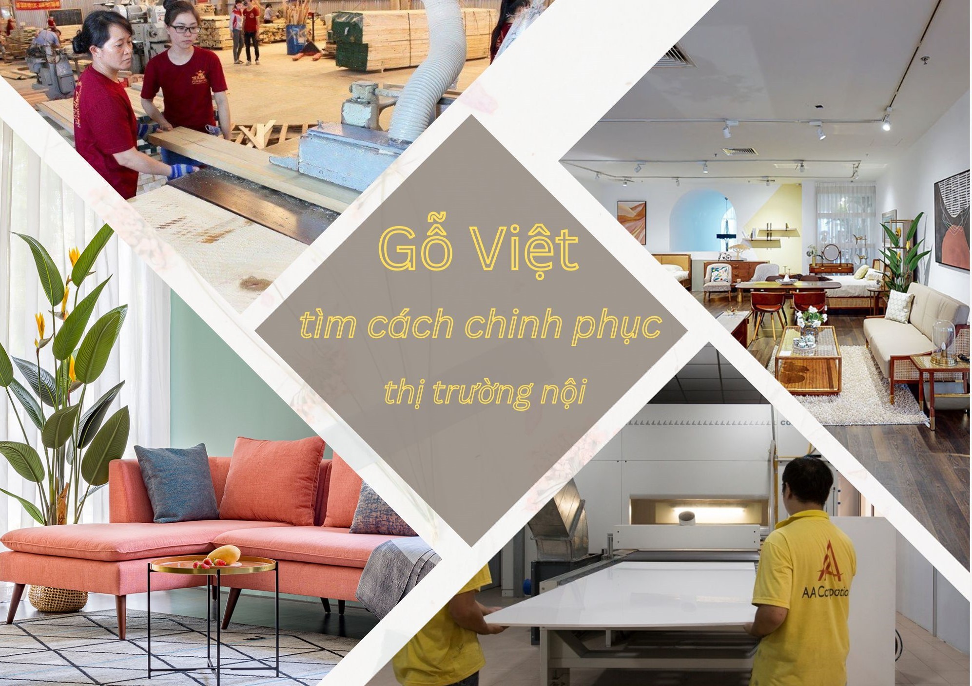 Gỗ Việt tìm cách chinh phục thị trường nội