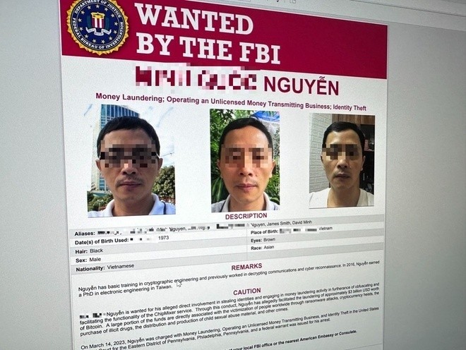 Việt Nam đang điều tra người bị FBI truy nã vì rửa tiền 3 tỷ USD