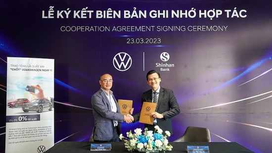 shinhan viet nam uu dai cho khach hang mua cac dong xe volkswagen
