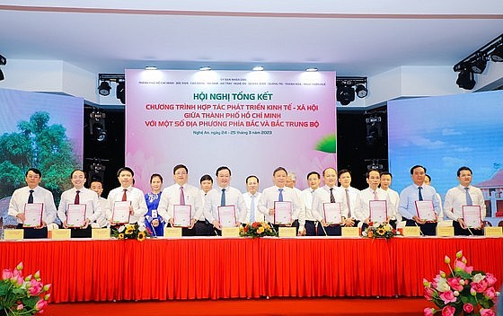 TP.Hồ Chí Minh hợp tác phát triển kinh tế xã hội với các tỉnh phía Bắc, Bắc Trung Bộ