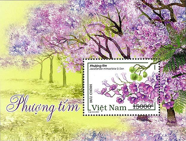 Bộ tem “Phượng tím”: Quảng bá hình ảnh đất nước, con người Việt Nam