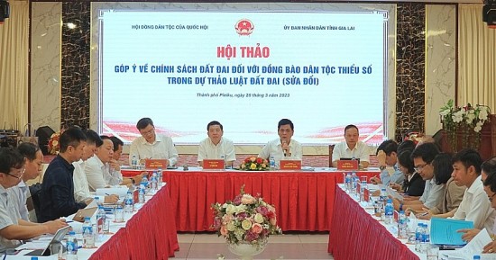 Luật Đất đai (sửa đổi) cần cụ thể hóa vấn đề nguồn lực thực hiện các chính sách dân tộc