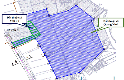 Mặt bằng tổng thể CCN Vân Du - Quang Vinh
