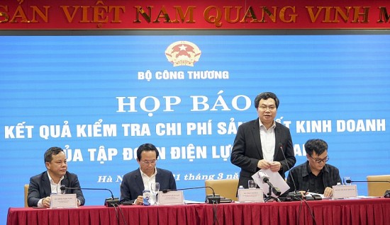 bo cong thuong cong bo ket qua kiem tra chi phi san xuat kinh doanh dien cua evn