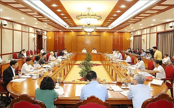 Toàn cảnh cuộc họp. Ảnh: Trí Dũng/TTXVN