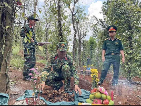 Đắk Nông: Phát hiện 8 hài cốt liệt sĩ tại rẫy tiêu của một hộ dân