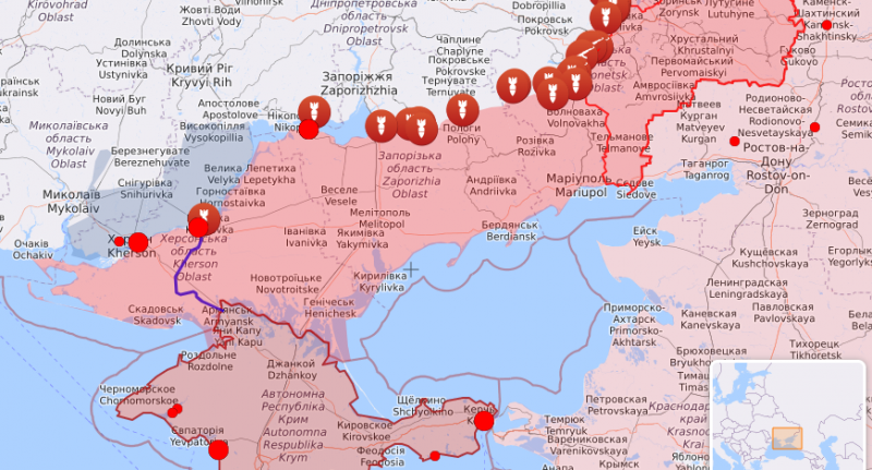 Zaporozhye có vẻ là điểm yếu nhất trong tuyến phòng thủ của Nga khi có địa hình trống trải và chiều sâu phòng ngự mỏng nhất.