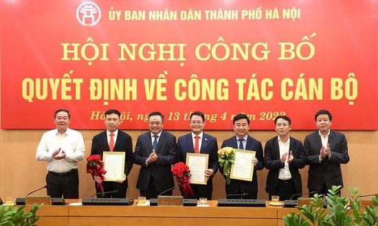 Thành phố Hà Nội công bố quyết định bổ nhiệm lãnh đạo các đơn vị