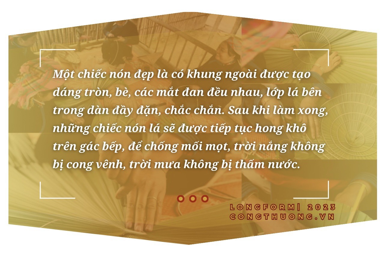 Longform | Phụ nữ Tày miền Bắc Hà- Lào Cai: Giữ nghề xưa, phát triển kinh tế từ vành nón lá cọ