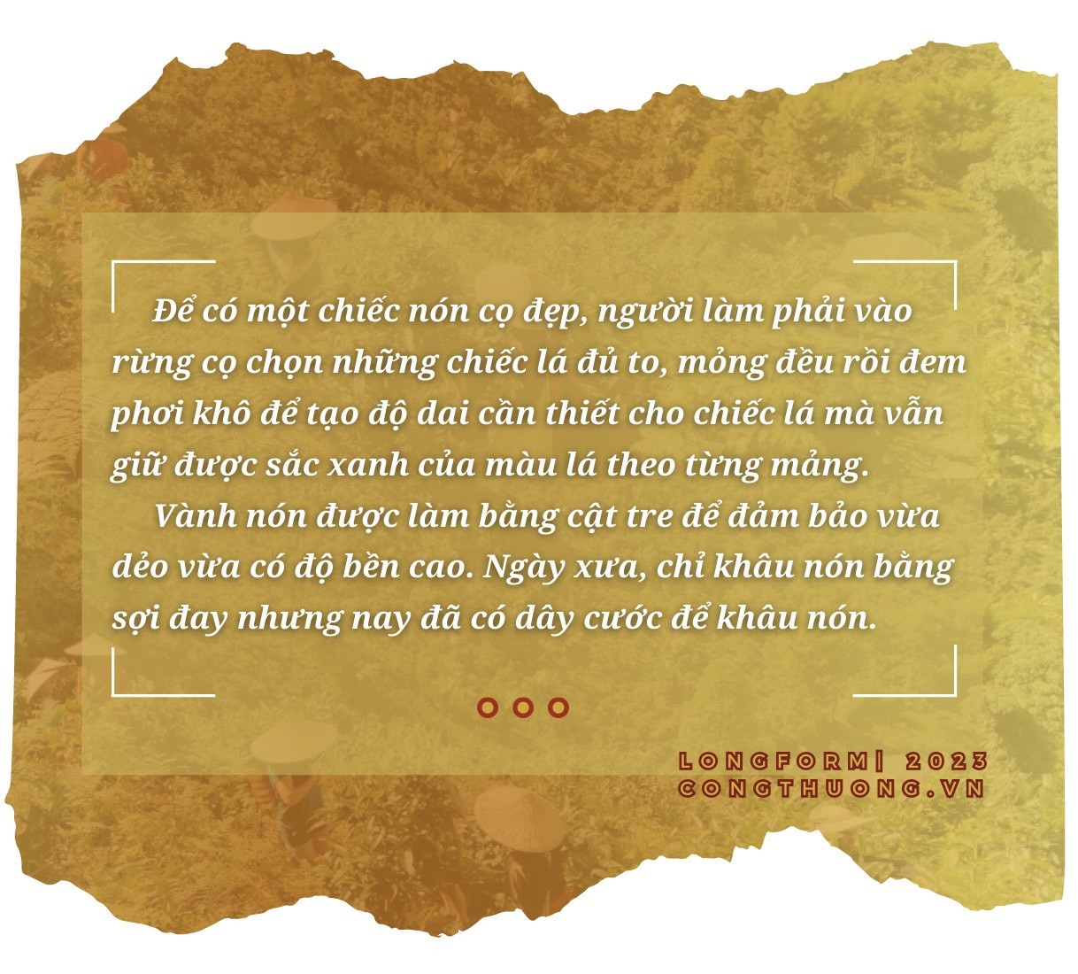 Longform | Phụ nữ Tày miền Bắc Hà- Lào Cai: Giữ nghề xưa, phát triển kinh tế từ vành nón lá cọ