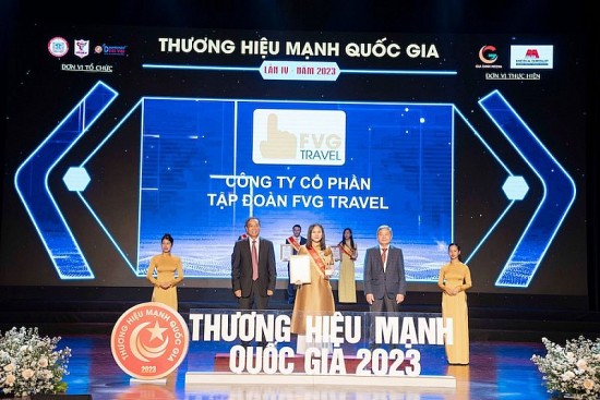 fvg travel dat giai thuong thuong hieu manh quoc gia nam 2023