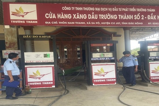 Đắk Nông: Xử phạt 15 triệu đồng đối với cửa hàng xăng dầu Trường Thành số 2