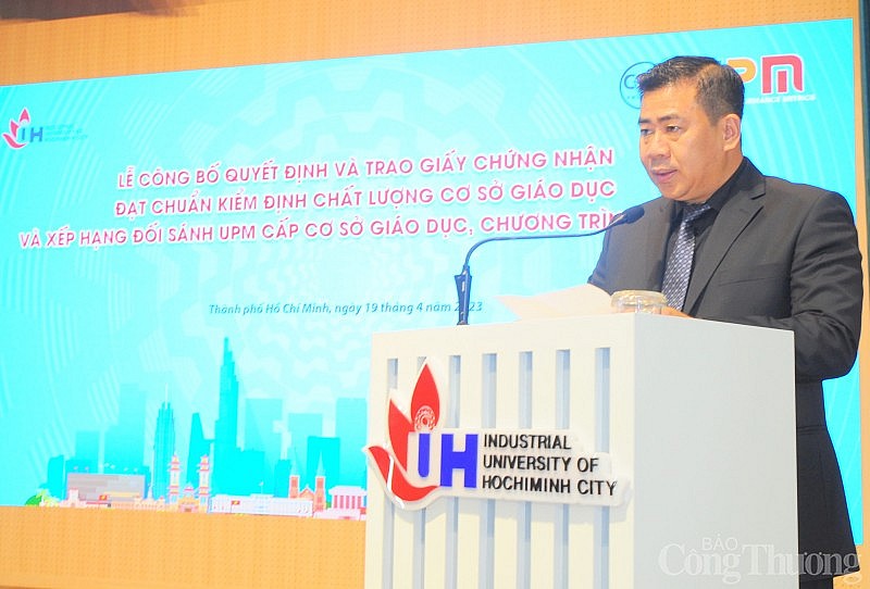 Trường Đại học Công nghiệp TP. Hồ Chí Minh đạt chuẩn 5 sao theo xếp hạng đại học UPM