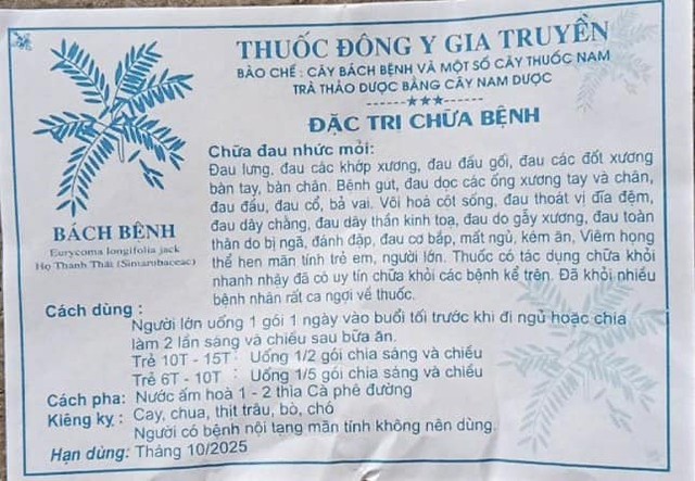 Uống thuốc đông y gia truyền: Một bệnh nhân ở Phú Thọ bị phản vệ nguy kịch
