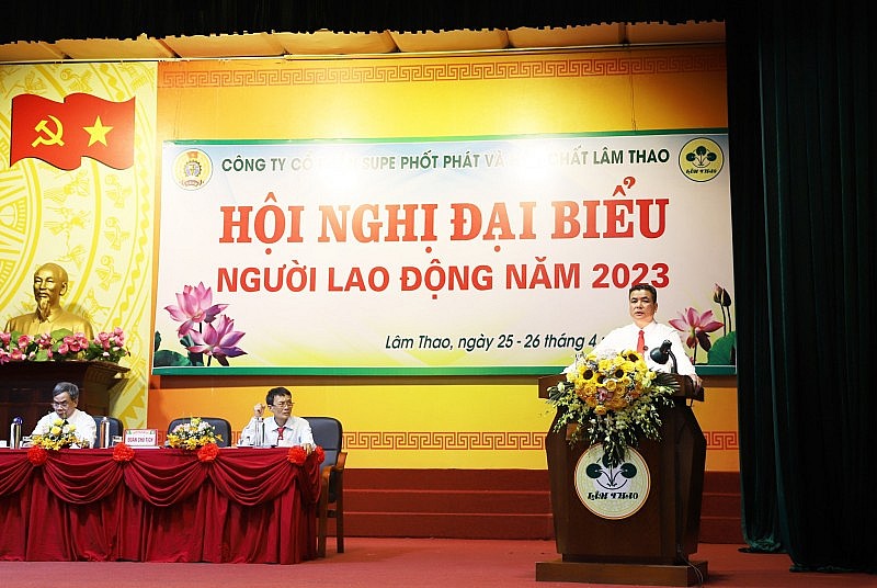 Supe Lâm Thao tổ chức thành công Hội nghị Người lao động năm 2023