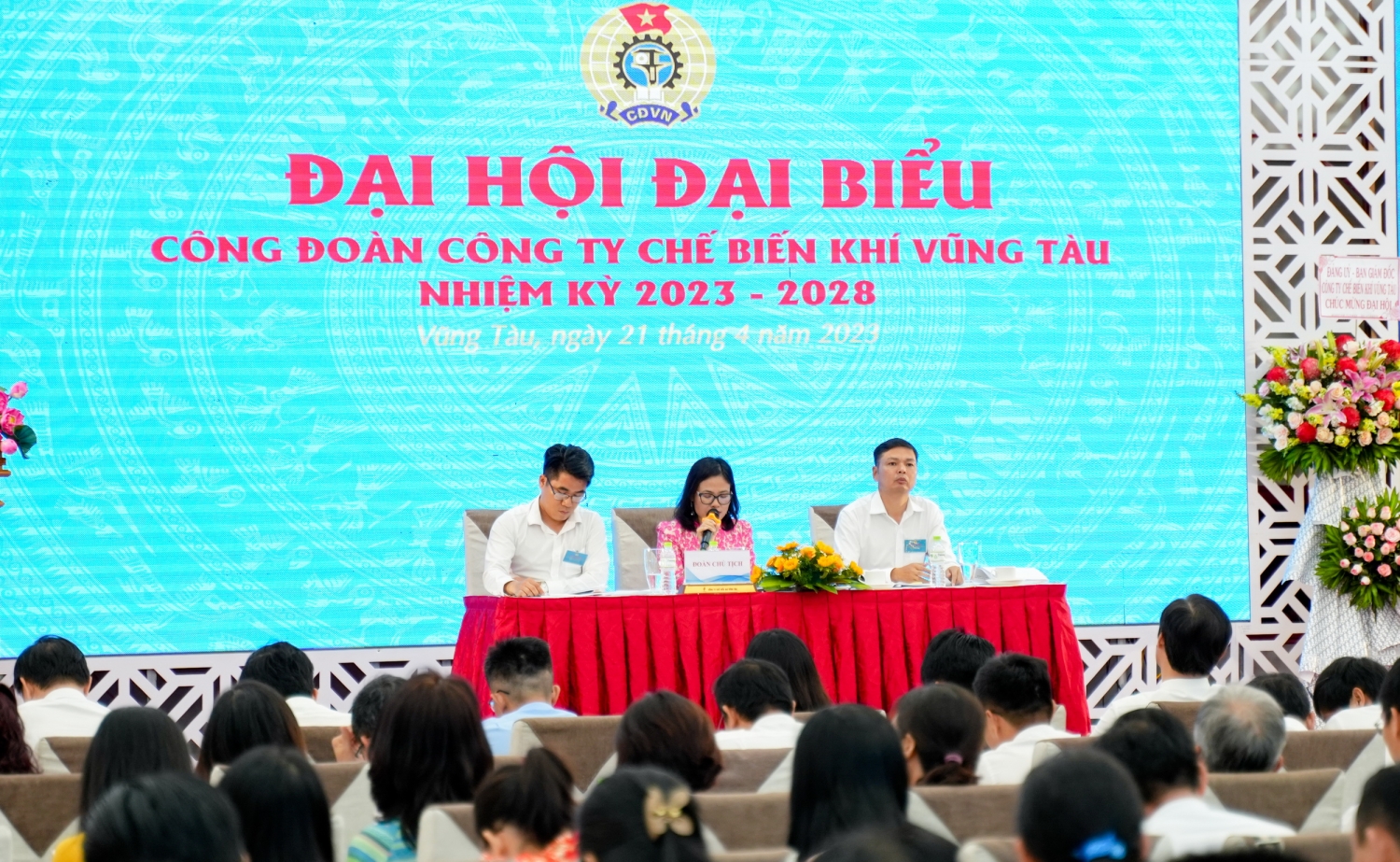 Đại hội Đại biểu Công đoàn nhiệm kỳ 2023-2028 tập hợp trí tuệ và tinh thần lao động của Công ty Chế biến Khí Vũng Tàu