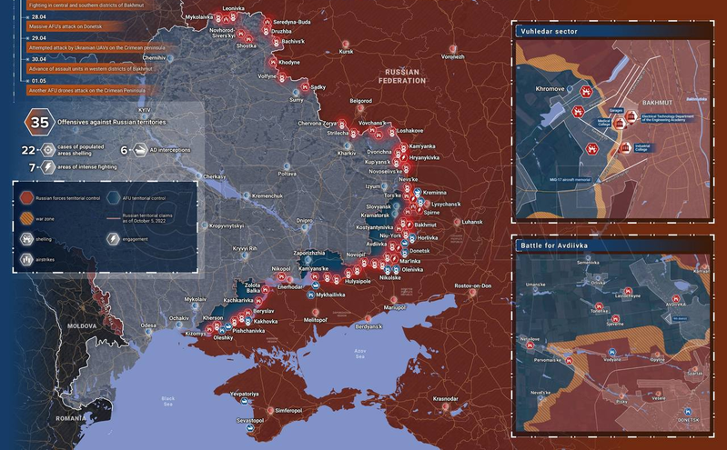 Chiến sự Nga-Ukraine ngày 3/5: Bakhmut “hấp hối”; xung đột có thể kéo dài trong 1-2 năm tới