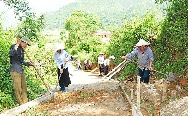 Người dân và cộng đồng dân cư là chủ thể xây dựng nông thôn mới ở mỗi địa phương. 