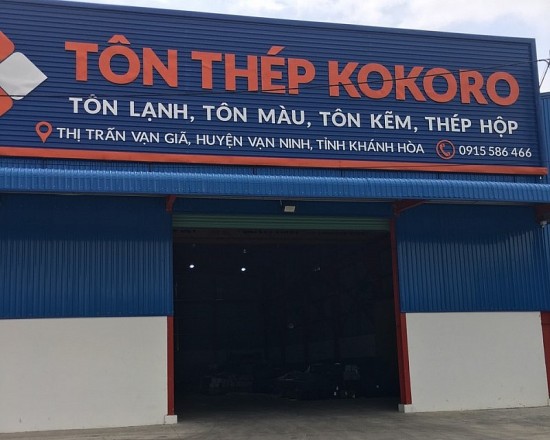 Công ty tôn thép KoKoRo ở Khánh Hòa bị xử phạt 40 triệu đồng