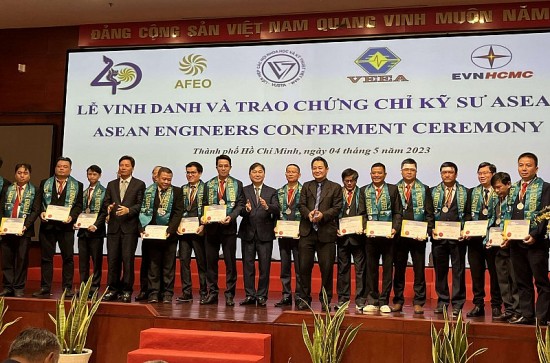 Tổng công ty Điện lực miền Trung có thêm 6 kỹ sư chuyên nghiệp ASEAN