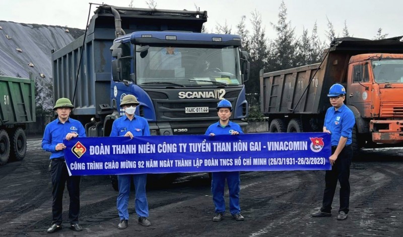 Đoàn Thanh niên Tuyển Than Hòn Gai Đăng ký đảm nhận công trình trong tháng thanh niên năm 2023