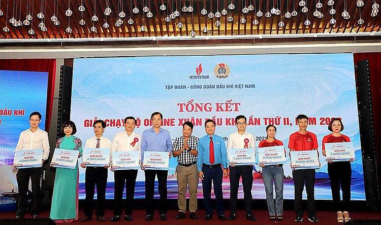 PV GAS đạt nhiều thành tích tại Giải chạy bộ online Xuân Dầu khí 2023