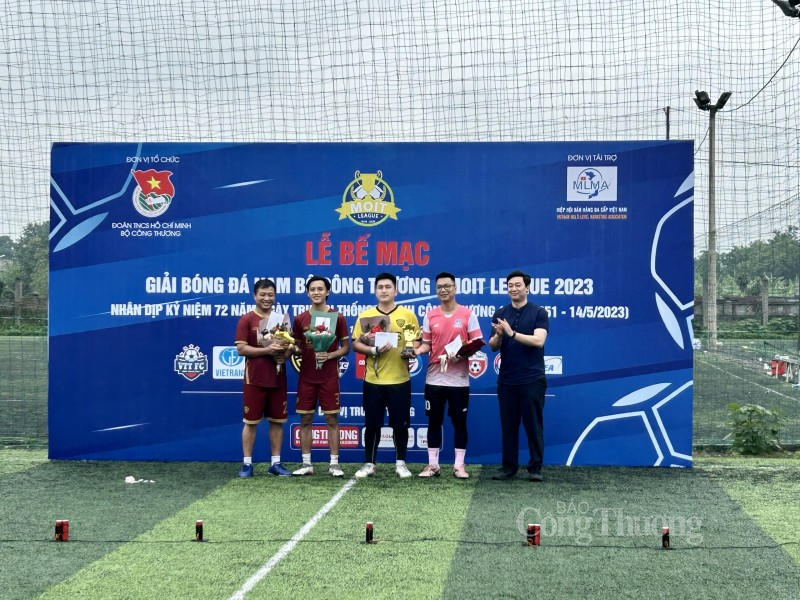 Bế mạc MOIT League 2023: Đội bóng cơ quan Tổng cục Quản lý thị trường đoạt chức vô địch