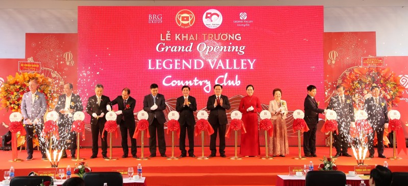 Lễ cắt băng khánh thành Khu phức hợp Thể thao Legend Valley Country Club tại xã Tượng Lĩnh, huyện Kim Bảng, tỉnh Hà Nam Lễ cắt băng khánh thành Khu phức hợp Thể thao Legend Valley Country Club tại xã Tượng Lĩnh, huyện Kim Bảng, tỉnh Hà Nam