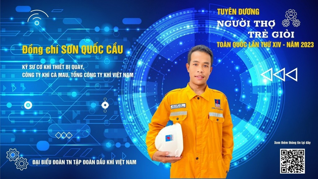 Ba đoàn viên PV GAS đạt danh hiệu ‘Người thợ trẻ giỏi toàn quốc’ năm 2023