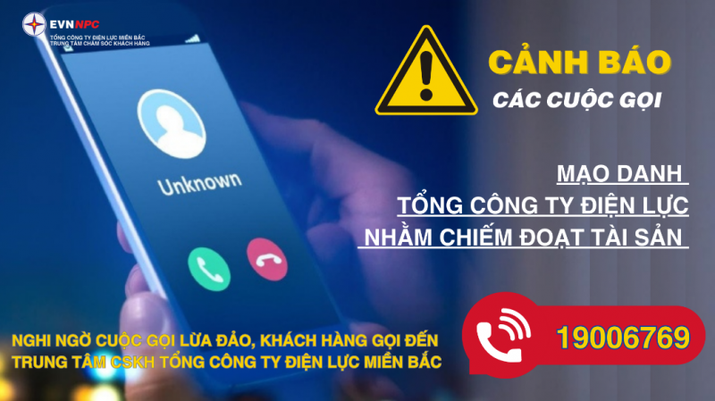 Cảnh báo tình trạng mạo danh ngành điện miền Bắc để lừa đảo