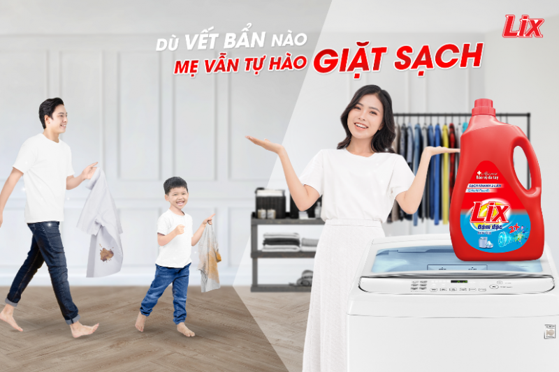 Nước giặt Lix