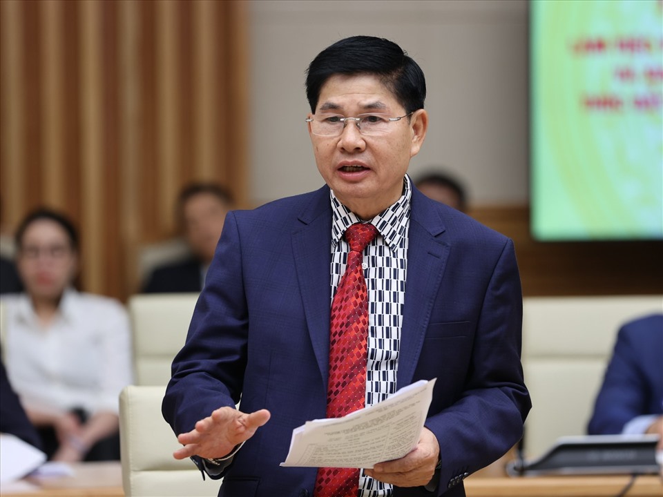 Ông Đỗ Xuân Lập đề nghị hỗ trợ ngoại giao thương mại đối với ngành gỗ tại giao ban tháng 5 Ban Chỉ đạo ngoại giao Kinh tế. Ảnh: Nhật Bắc/VGP