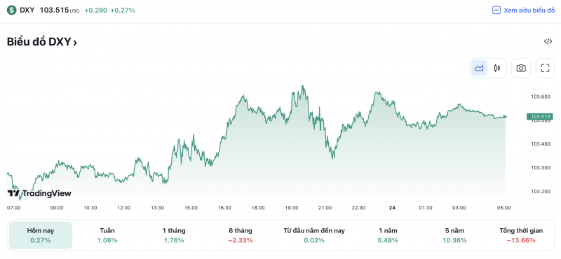 Tỷ giá USD hôm nay 24/5: USD trong và ngoài nước phủ sắc xanh