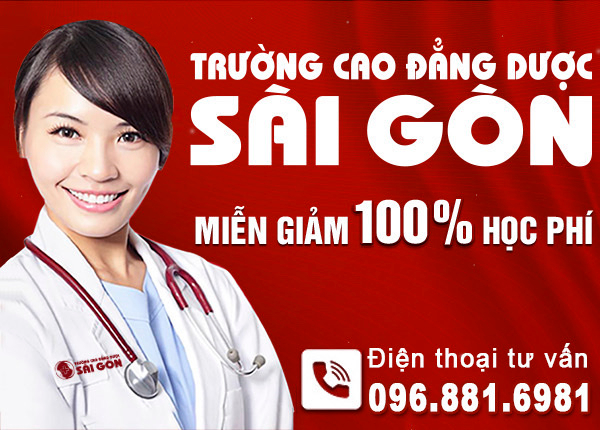 Trường Cao đẳng Dược Sài Gòn: Tuyển sinh Cao đẳng Điều dưỡng và miễn 100% học phí năm 2023