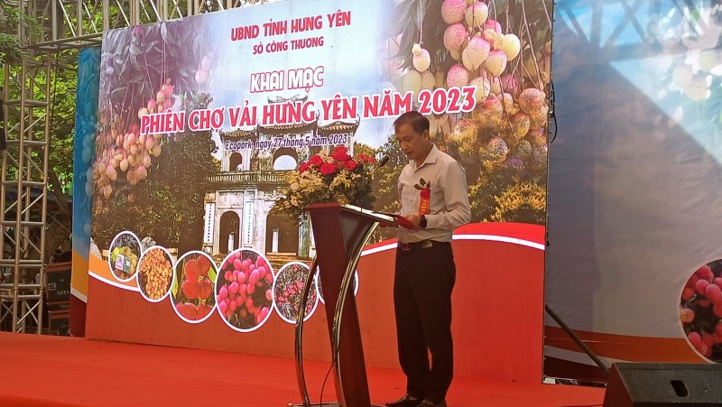 Khai mạc Phiên chợ Vải Hưng Yên năm 2023