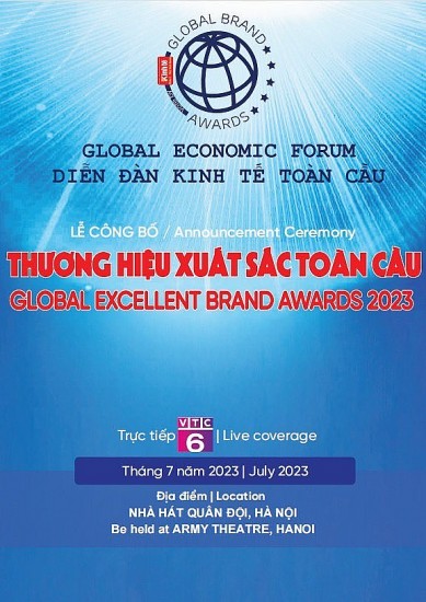 sap dien ra dien dan kinh te toan cau va le cong bo thuong hieu xuat sac toan cau 2023